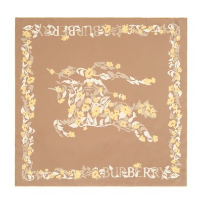 Burberry Silk Floral EKD Scarf - Image 1