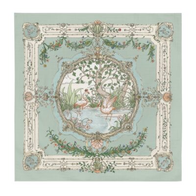 Burberry Silk Floral EKD Scarf - Image 4