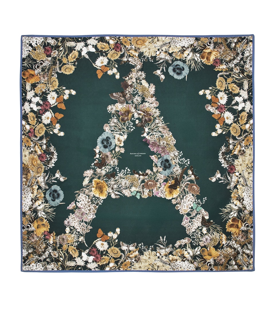 Burberry Silk Floral EKD Scarf - Image 5