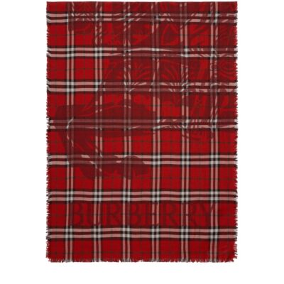 Burberry Silk Garden Party Scarf - Image 5