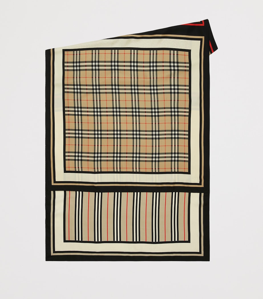 Burberry Silk Montage Scarf - Image 2
