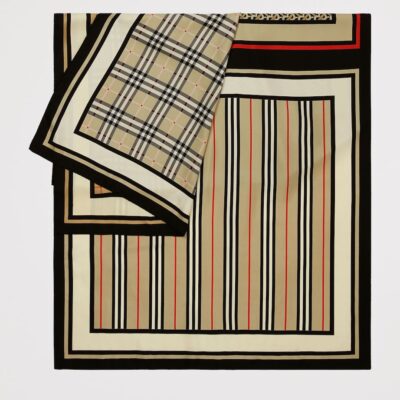 Burberry Silk Montage Scarf - Image 3