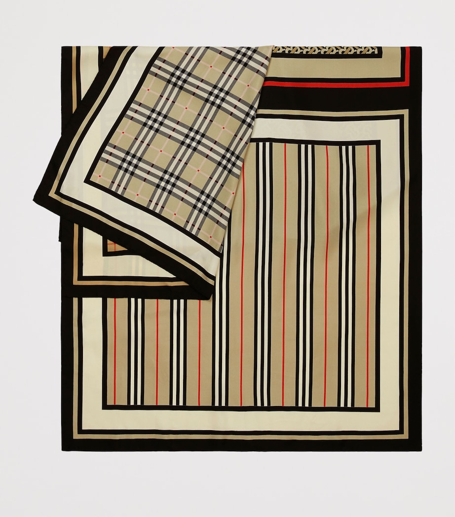 Burberry Silk Montage Scarf - Image 3