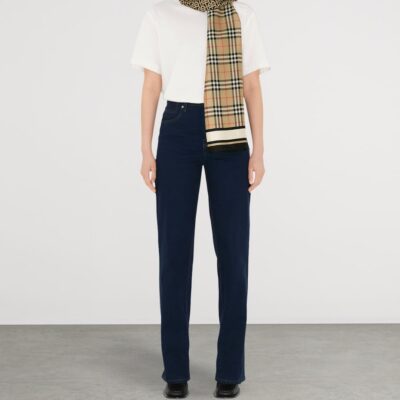 Burberry Silk Montage Scarf - Image 5