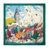 Burberry Silk Raining Cats and Dogs​ Scarf - Image 1