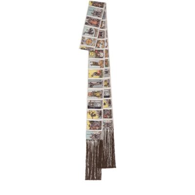 Burberry Silk Tarot Skinny Scarf - Image 1