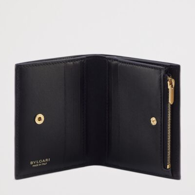 Bvlgari Alligator Leather Serpenti Forever Compact Wallet - Image 3