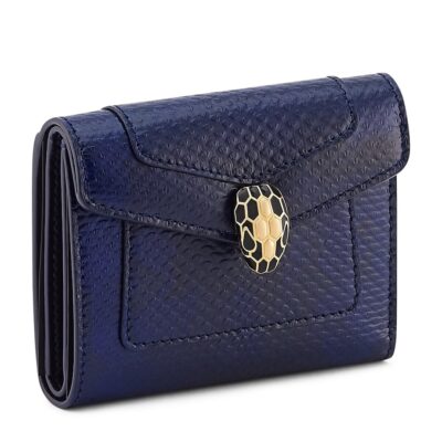 Bvlgari Karung Leather Serpenti Forever Compact Wallet - Image 1