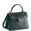 Bvlgari Karung Leather Serpenti Forever Top-Handle Bag - Image 1