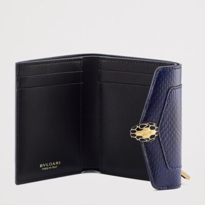 Bvlgari Karung Leather Serpenti Forever Compact Wallet - Image 2