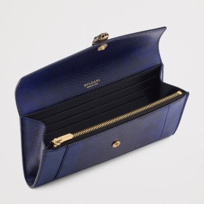 Bvlgari Karung Leather Serpenti Forever Long Wallet - Image 2