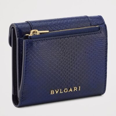 Bvlgari Karung Leather Serpenti Forever Compact Wallet - Image 3