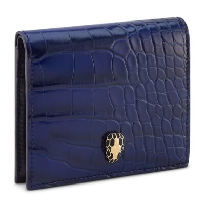 Bvlgari Karung Leather Serpenti Forever Compact Wallet - Image 5