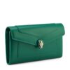 Bvlgari Large Leather Serpenti Forever Wallet - Image 1