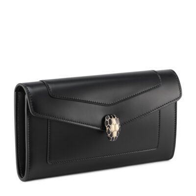 Bvlgari Large Leather Serpenti Forever Wallet - Image 4