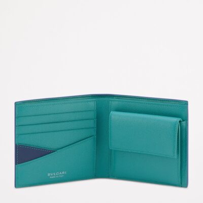 Bvlgari Leather Compact Bifold Wallet - Image 3