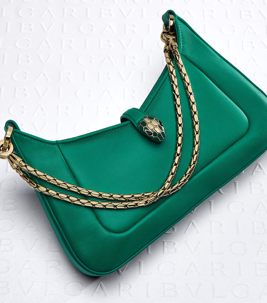 Bvlgari Leather Serpenti Baia Shoulder Bag - Image 2