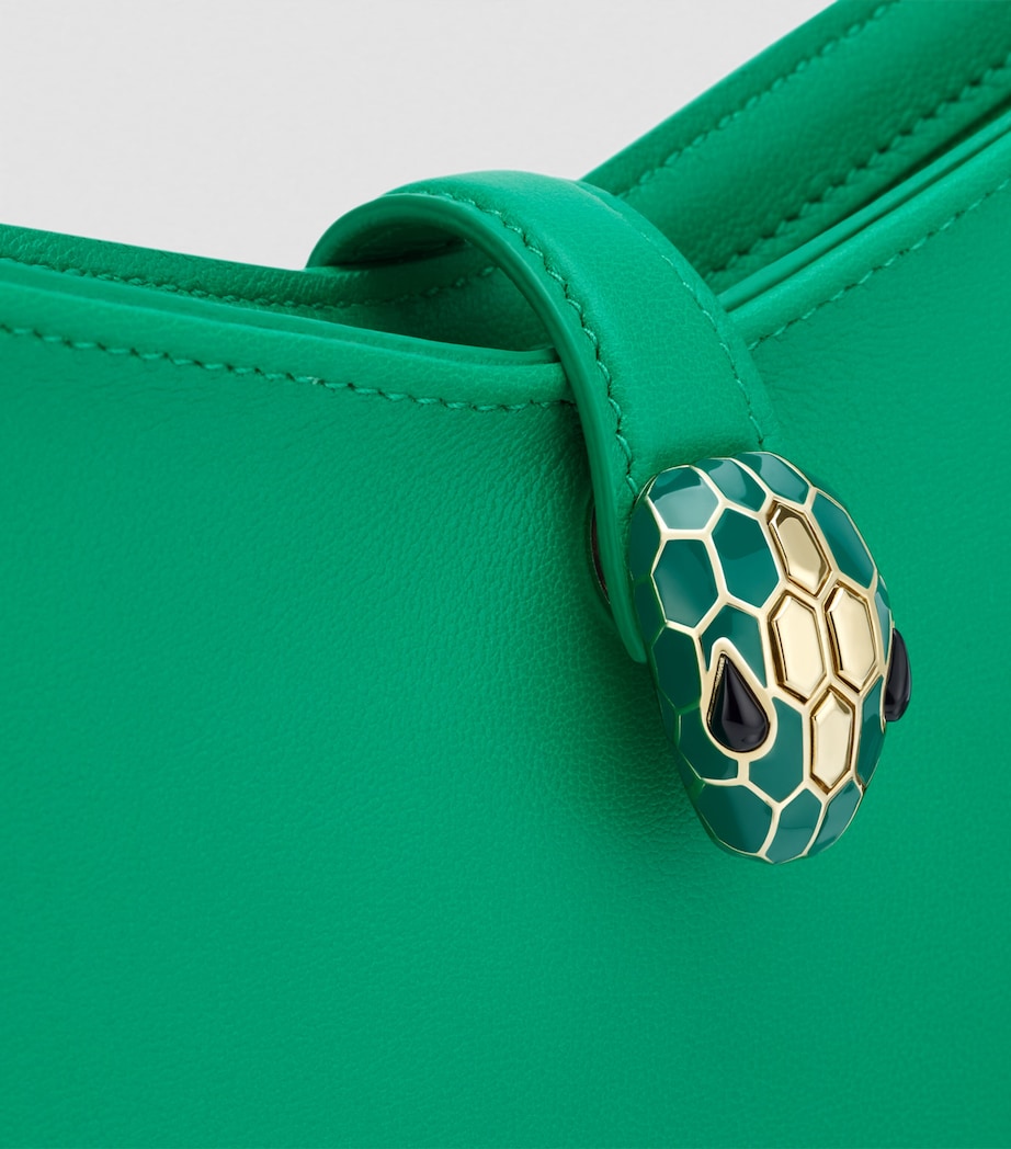Bvlgari Leather Serpenti Baia Shoulder Bag - Image 4