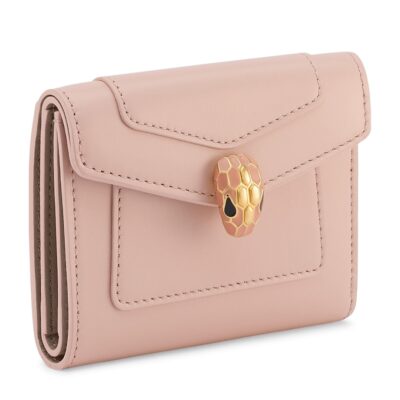 Bvlgari Leather Serpenti Forever Compact Wallet - Image 1