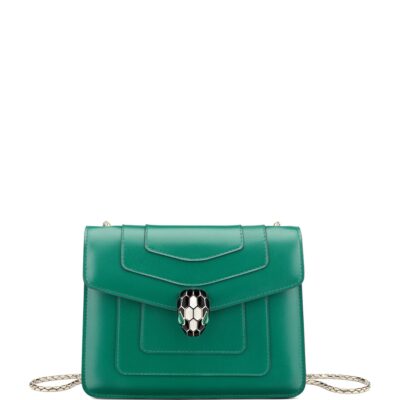 Bvlgari Leather Serpenti Forever Cross-Body Bag - Image 1
