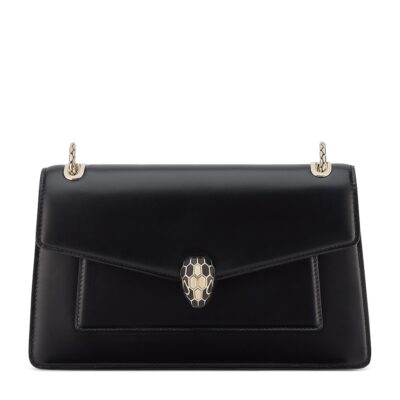 Bvlgari Leather Serpenti Forever Shoulder Bag - Image 1