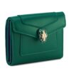 Bvlgari Leather Serpenti Forever Slim Compact Wallet - Image 1