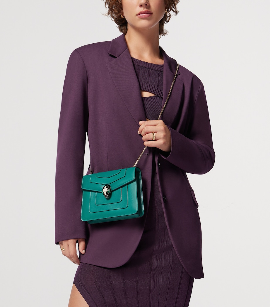Bvlgari Leather Serpenti Forever Cross-Body Bag - Image 2
