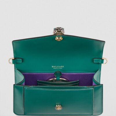 Bvlgari Leather Serpenti Forever East-West Shoulder Bag - Image 3