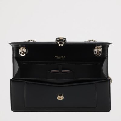 Bvlgari Leather Serpenti Forever Shoulder Bag - Image 3