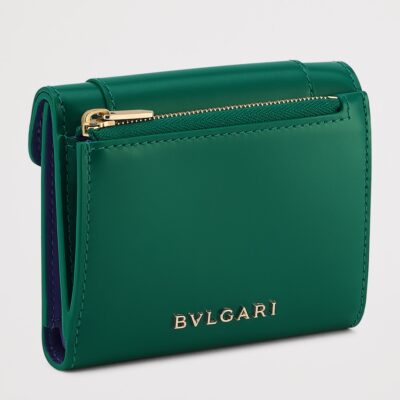 Bvlgari Leather Serpenti Forever Slim Compact Wallet - Image 3