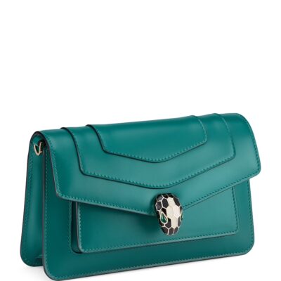 Bvlgari Leather Serpenti Forever Cross-Body Bag - Image 4