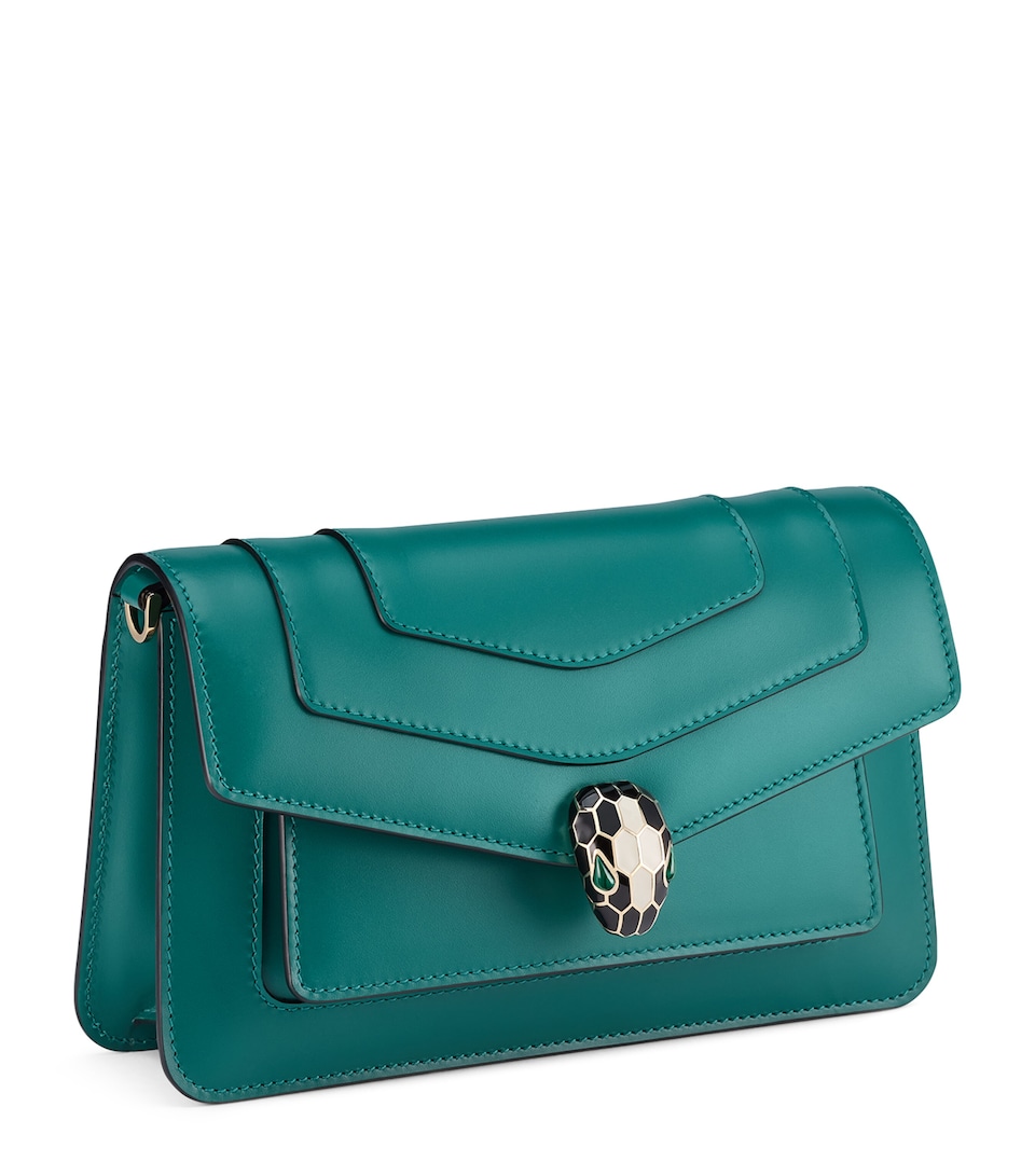 Bvlgari Leather Serpenti Forever Cross-Body Bag - Image 4