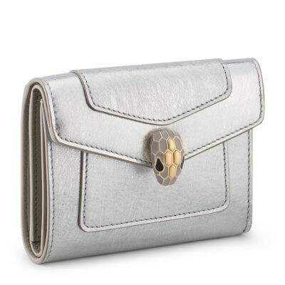 Bvlgari Leather Serpenti Forever Slim Compact Wallet - Image 4