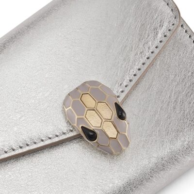 Bvlgari Leather Serpenti Forever Wallet - Image 4