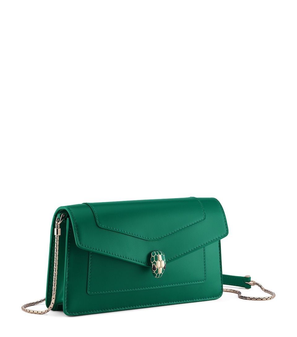 Bvlgari Leather Serpenti Forever Cross-Body Bag - Image 5