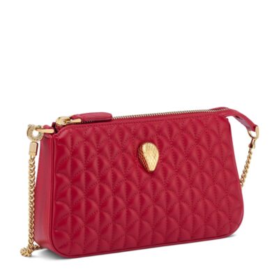 Bvlgari Leather Serpenti Sugarloaf Clutch Bag - Image 1