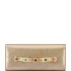 Bvlgari Leather Tubogas Cabochon Evening Clutch Bag - Image 1