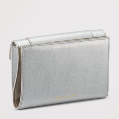 Bvlgari Metallic Leather Serpenti Forever Wallet - Image 2