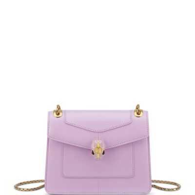 Bvlgari Metallic Leather Serpenti Forever Wallet - Image 5