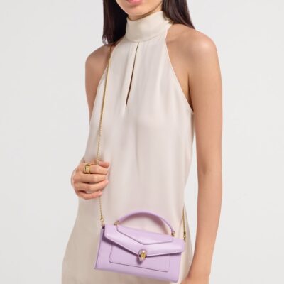 Bvlgari Mini Karung Leather Serpenti Forever Top-Handle Bag - Image 2