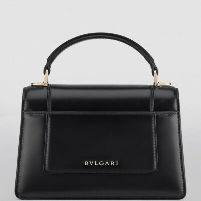 Bvlgari Mini Leather Serpenti Forever Top-Handle Bag - Image 3