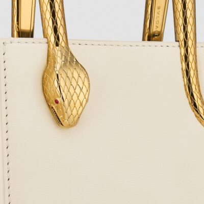 Bvlgari Mini Leather Serpentine Tote Bag - Image 5