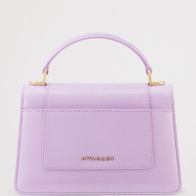 Bvlgari Mini Snakeskin Serpenti Forever Top-Handle Bag - Image 3