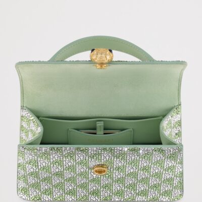 Bvlgari Mini Suede Serpenti Forever Top-Handle Bag - Image 4