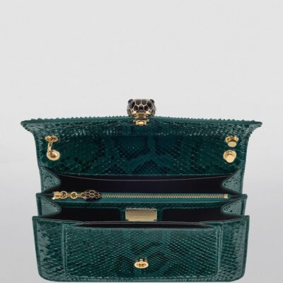 Bvlgari Python Leather Serpenti Forever Shoulder Bag - Image 5
