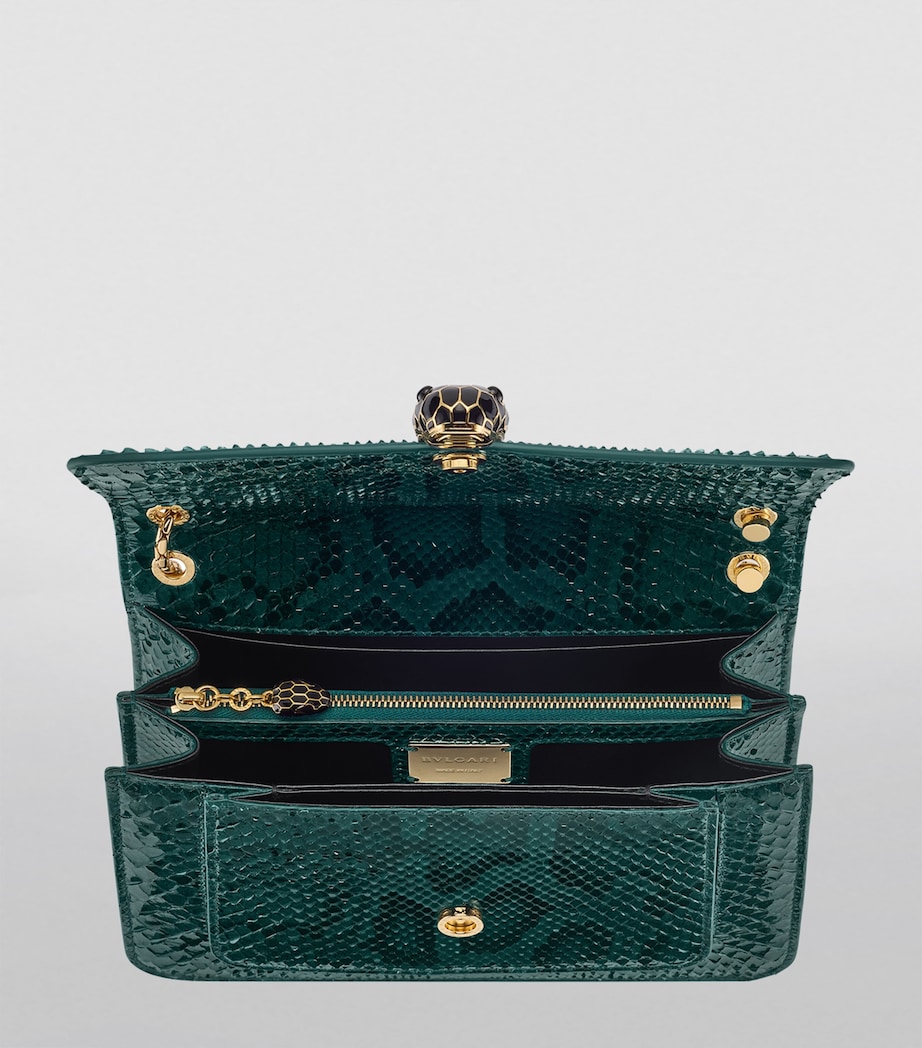 Bvlgari Python Leather Serpenti Forever Shoulder Bag - Image 5