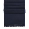 Bvlgari Silk-Wool Logo Scarf - Image 1