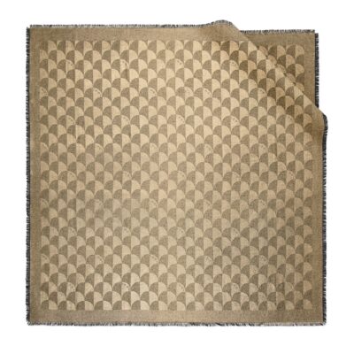 Bvlgari Silk-Wool Maxi Calla Metal Scarf - Image 1