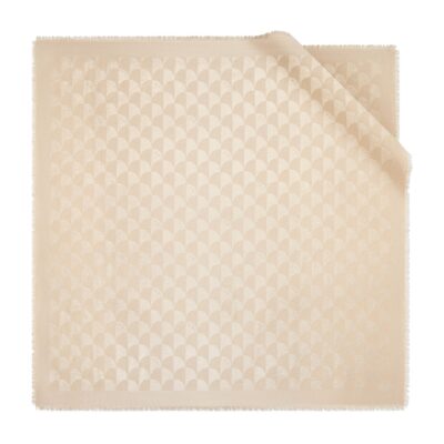 Bvlgari Silk-Wool Maxi Calla Metal Scarf - Image 4