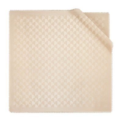 Bvlgari Silk-Wool Metallic Maxi Calla Scarf - Image 1